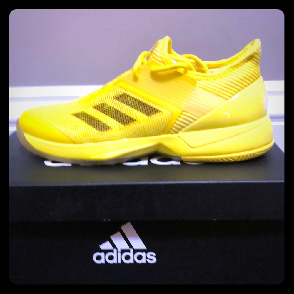 Bright Yellow Adizero Ubersonic